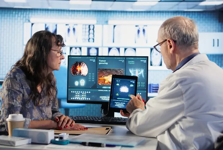 AI healthcare technology supporting patient care