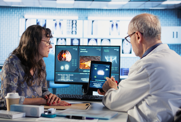 AI healthcare technology supporting patient care